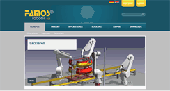 Desktop Screenshot of famos-robotic.de