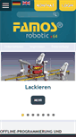Mobile Screenshot of famos-robotic.de